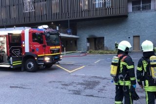Incendie aux Bains de Saillon